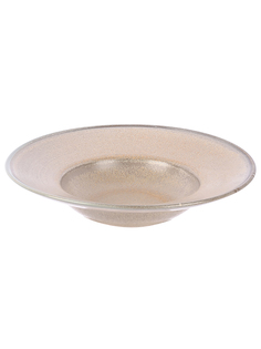 Тарелка для пасты Kunstwerk Agave фарфор 28 см бежевый