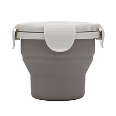 Складной силиконовый контейнер для продуктов Jordan & Judy 240 мл Gray HO001-S