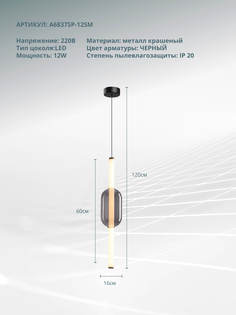 Подвесной светильник Arte lamp RIGLA A6837SP-12SM