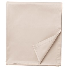 Простыня прямая VIGRANA НАТЕСМИО 150x260, светло-бежевый, сатин, лиоцелл