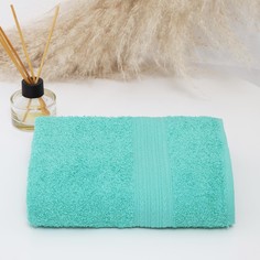 Полотенце махровое 50х90 см, светло-зеленый, 440 г/м2, хлопок 100% No Brand