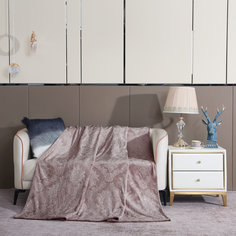 Плед CL Home 180x220 см, розовый
