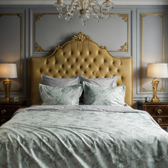 Комплект постельного белья BELLEHOME "Офорт", евро, 100% хлопок