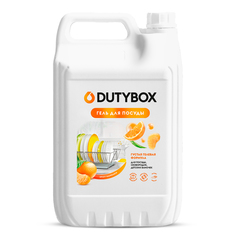 Средство гель для мытья посуды DutyBox с ароматом пряного мандарина, 5 л
