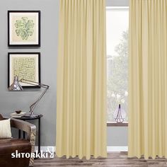 Шторы shtorkki Sand 160х315 см интерьерные рогожка