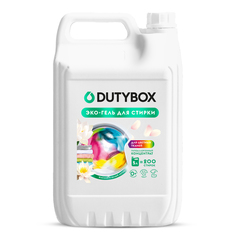 Гель для стирки DutyBox Концентрат Жасмин и белый лотос 200 стирок, 5 л