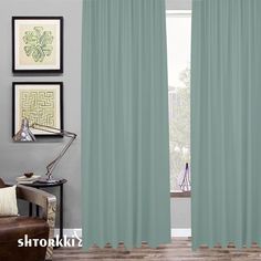 Шторы интерьерные Shtorkki блэкаут Turchese 175х254 см