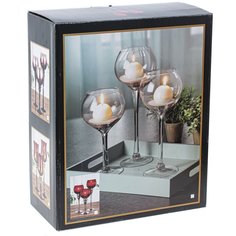 Подсвечник Flando набор из 3-х шт 38x13x35 см 800195