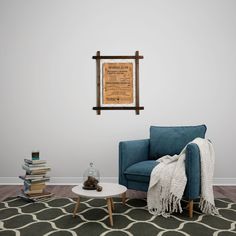 Картина BoomGift Правила дачи, натуральная кожа