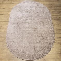 Ковер Витебские ковры Шегги (Shaggy) овальный Кофейный беж 1 х 2 м мягкий, пушистый Sh84