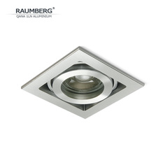 Встраиваемый светильник RAUMBERG Qana 1LN Aluminium под светодиодную лампу GU10