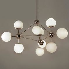 Люстра ImperiumLoft Modo Chandelier White Glass 73451-22