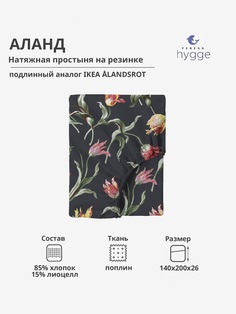 Натяжная простыня Feresa Hygge 140x200х26 Аланд H156012456