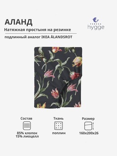 Натяжная простыня 160x200х26Feresa Hygge Аланд H156012457