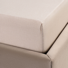 Простыня на резинке PRIME PRIVE 160x200 см бежевая