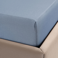 Простыня на резинке PRIME PRIVE 160x200 см голубая