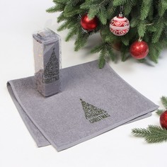 Полотенце Этель Golden tree махровое 30х60 см, 340 г/м2, 100% хлопок