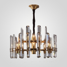 Люстра ImperiumLoft RH BONNINGTON Chandelier natural brass D660 186179-22