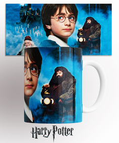 Кружка с принтом Гарри поттер harry potter 330 мл. No Brand
