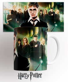 Кружка с принтом Гарри поттер harry potter 330 мл. No Brand
