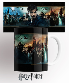 Кружка с принтом Гарри поттер harry potter 330 мл. No Brand