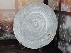 Тарелка Аксам Античная роза 32см платина 17910/Р