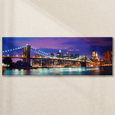 Картина на стекле Postermarket Бруклинский мост AG 33-03 33х95 см