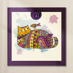Картина на стекле Postermarket Кот AG 30-30 30х30 см