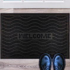 Коврик придверный Blabar резиновый 40х60 см черный для прихожей входной