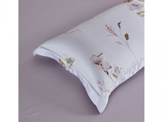 Простыня Asabella из тенсела с наволочками 2013-3P 240х260 голубой,серый