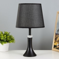 Лампа настольная RISALUX Падер E27 40Вт черный 21х21х38 см