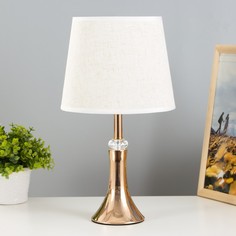 Лампа настольная RISALUX Падер E27 40Вт золото 21х21х38 см