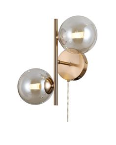 Настенный светильник Бра Moderli V10787-2W Molly золотой