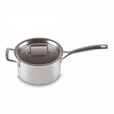 Ковш с крышкой LE CREUSET нержавеющая сталь 28 л стальной