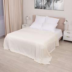Плед микрофибра Casa Conforte Nonna Inspiration 220х240 молочный