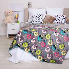 Плед микрофибра Casa Conforte Donat серый 160х200