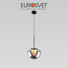 Подвесной светильник со стеклянным плафоном Eurosvet Twice 903251 8W 4000К