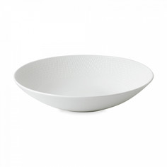 Тарелка для пасты WEDGWOOD Gio 23 см костяной фарфор белый
