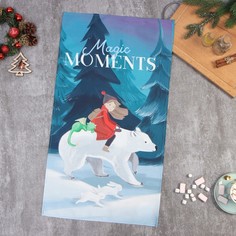 Полотенце Этель Magic moment 40х73 см 100% хлопок саржа 190 гм2