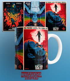 Кружка Очень странные дела Макс Одиннадцать Эдди Stranger Things Max Eleven Eddie No Brand