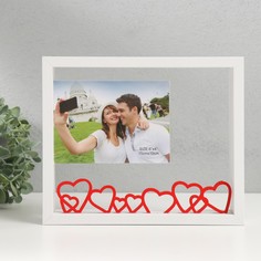 Фоторамка МДФ 10х15 см История любви 23,7х4х20 см No Brand
