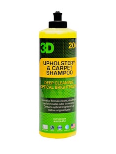 Шампунь 3D для ковров, сидений, велюра и обивки Upholstery and Carpet Shampoo, 0,48 л No Brand