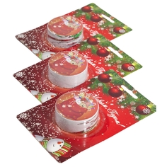 Полотенце прессованное кухонное WELLNESS, P115 ЗИМА_27-3 30х60