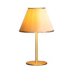 Настольная лампа Maesta Золото абажур шампань MA-40134-G+CH E27 15 Вт.