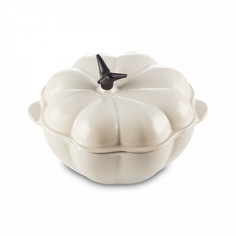Кастрюля Тыква LE CREUSET Meringue чугун 22 см бежевый