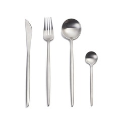 Набор столовых приборов Homium Spoon серебро 4 шт