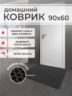 Коврик придверный EVA PROFY черный 90x60