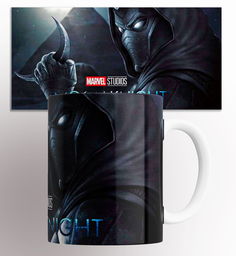 Кружка с принтом лунный рыцарь moon knight 330 мл No Brand