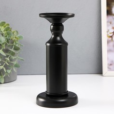 Подсвечник металл на 1 свечу d75 см Магнус 10х10х21 см No Brand