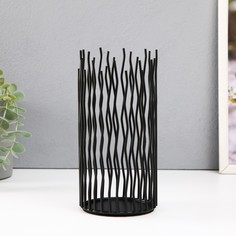 Подсвечник металл на 1 свечу d85 см Турилл 10х10х205 см No Brand